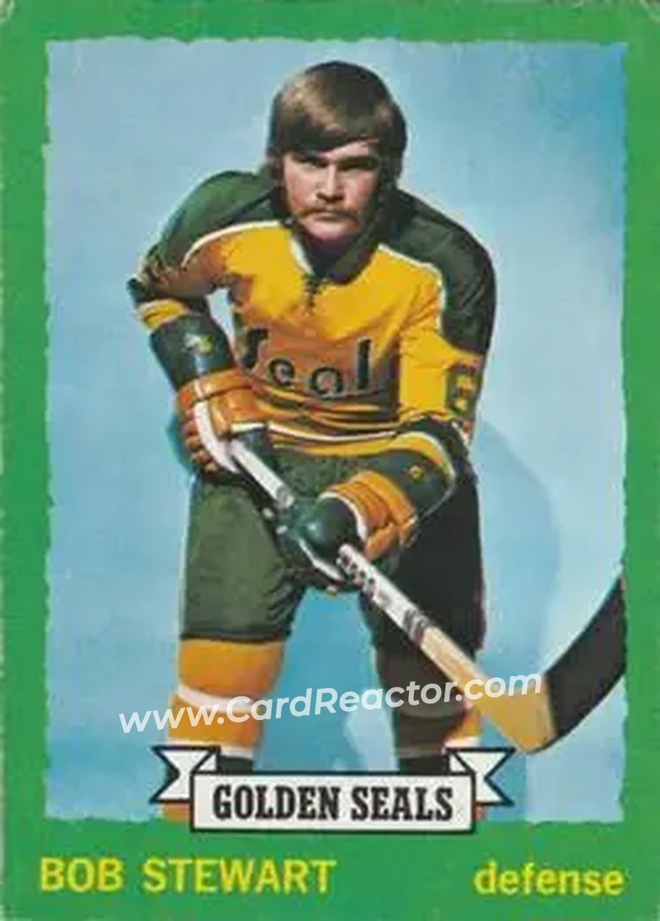 1973-74 O-Pee-Chee #188 - Bob Stewart - California Golden Seals - Front