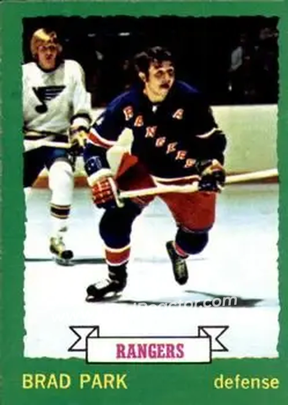 1973-74 O-Pee-Chee #165 - Brad Park - New York Rangers - Front
