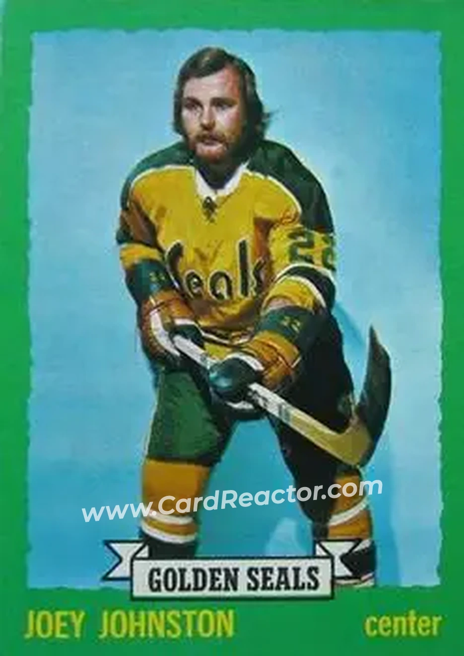 1973-74 O-Pee-Chee #172 - Joey Johnston - California Golden Seals - Front 1973-74 O-Pee-Chee #172 - Joey Johnston - California Golden Seals - Front
