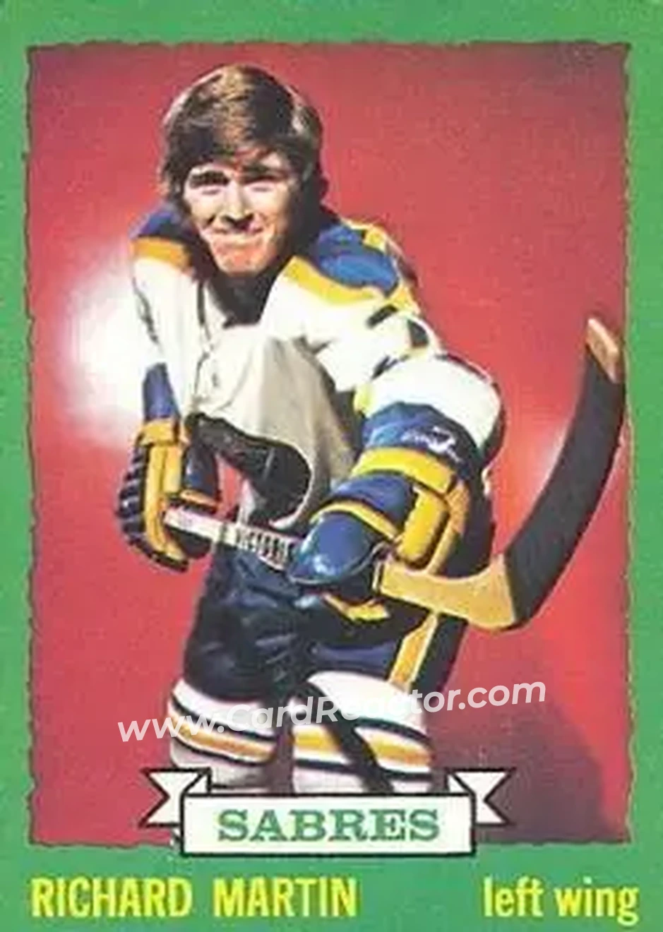1973-74 O-Pee-Chee #173 - Richard Martin - Buffalo Sabres - Front