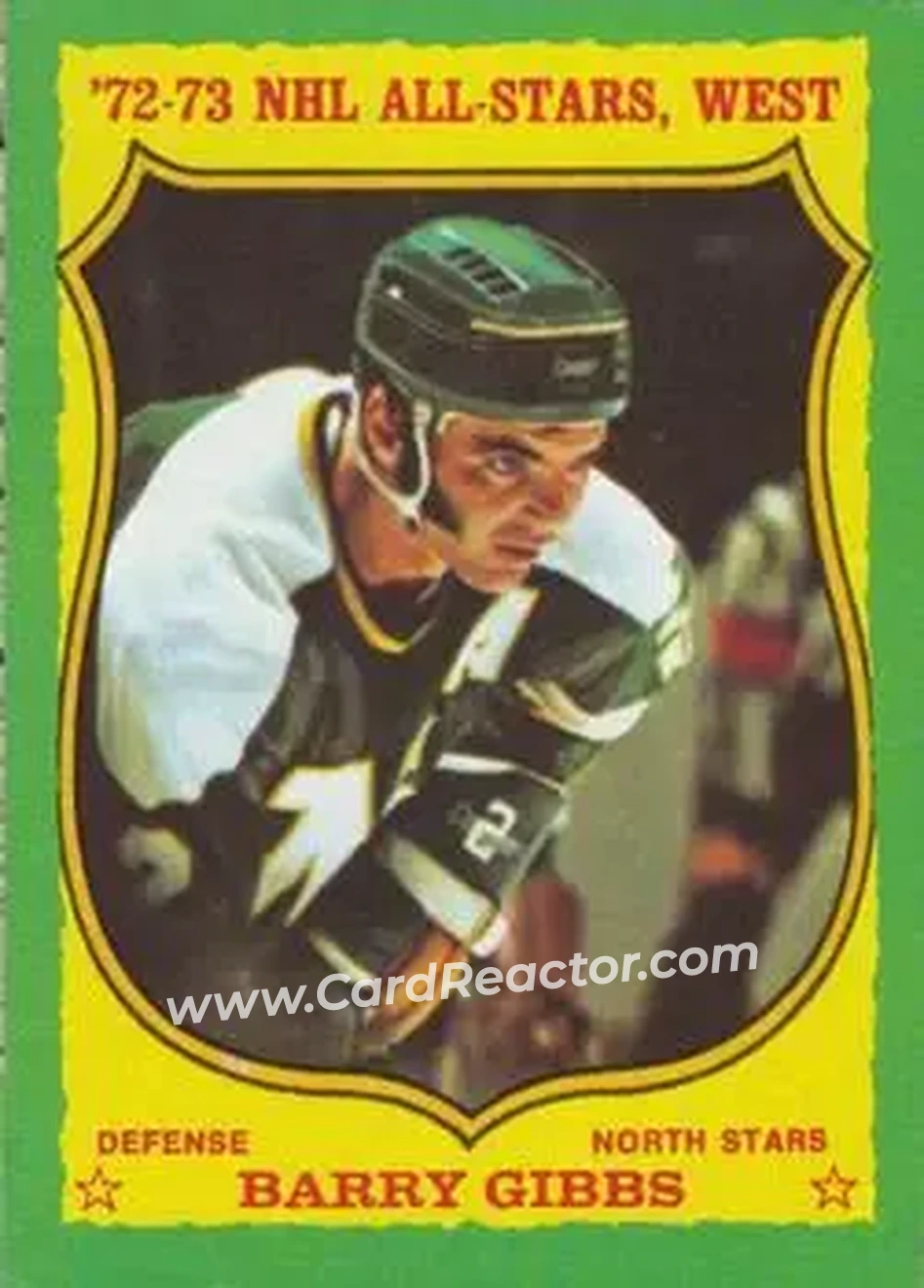 1973-74 O-Pee-Chee #174 - Barry Gibbs - Minnesota North Stars - Front