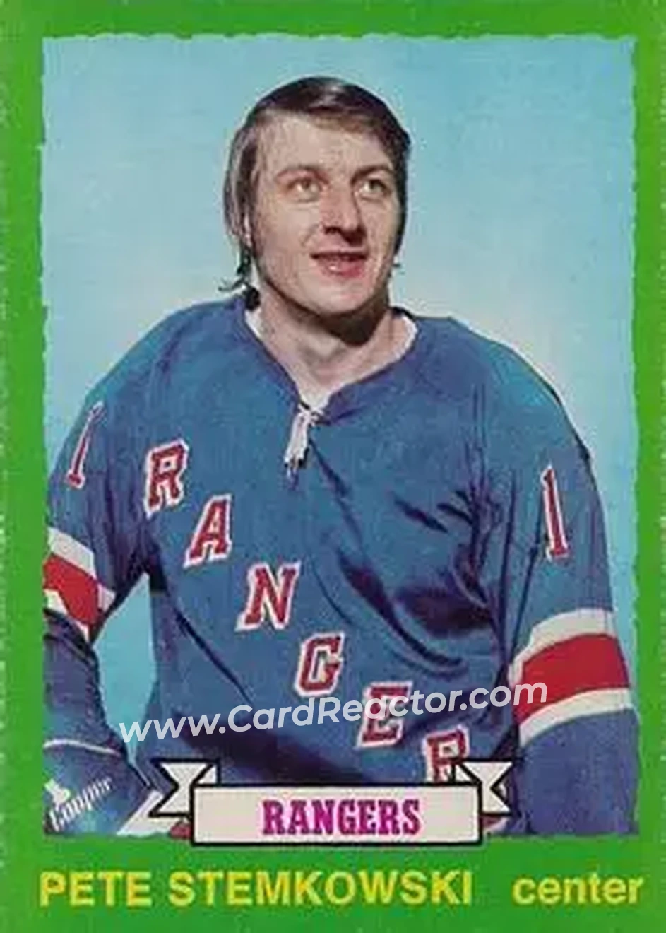 1973-74 O-Pee-Chee #217 - Pete Stemkowski - New York Rangers - Front