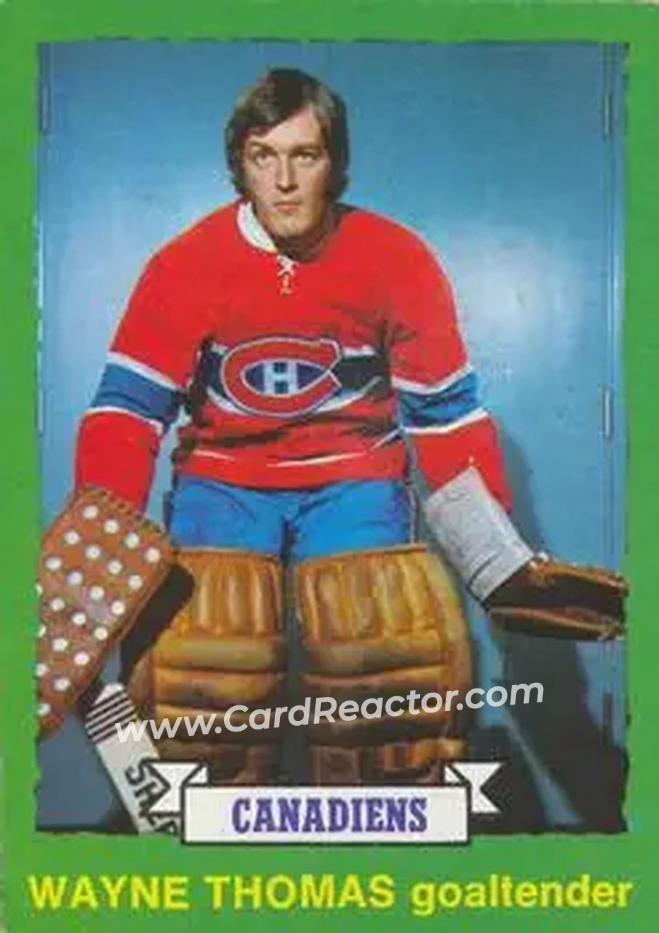 1973-74 O-Pee-Chee #221 - Wayne Thomas - Montreal Canadiens - Front