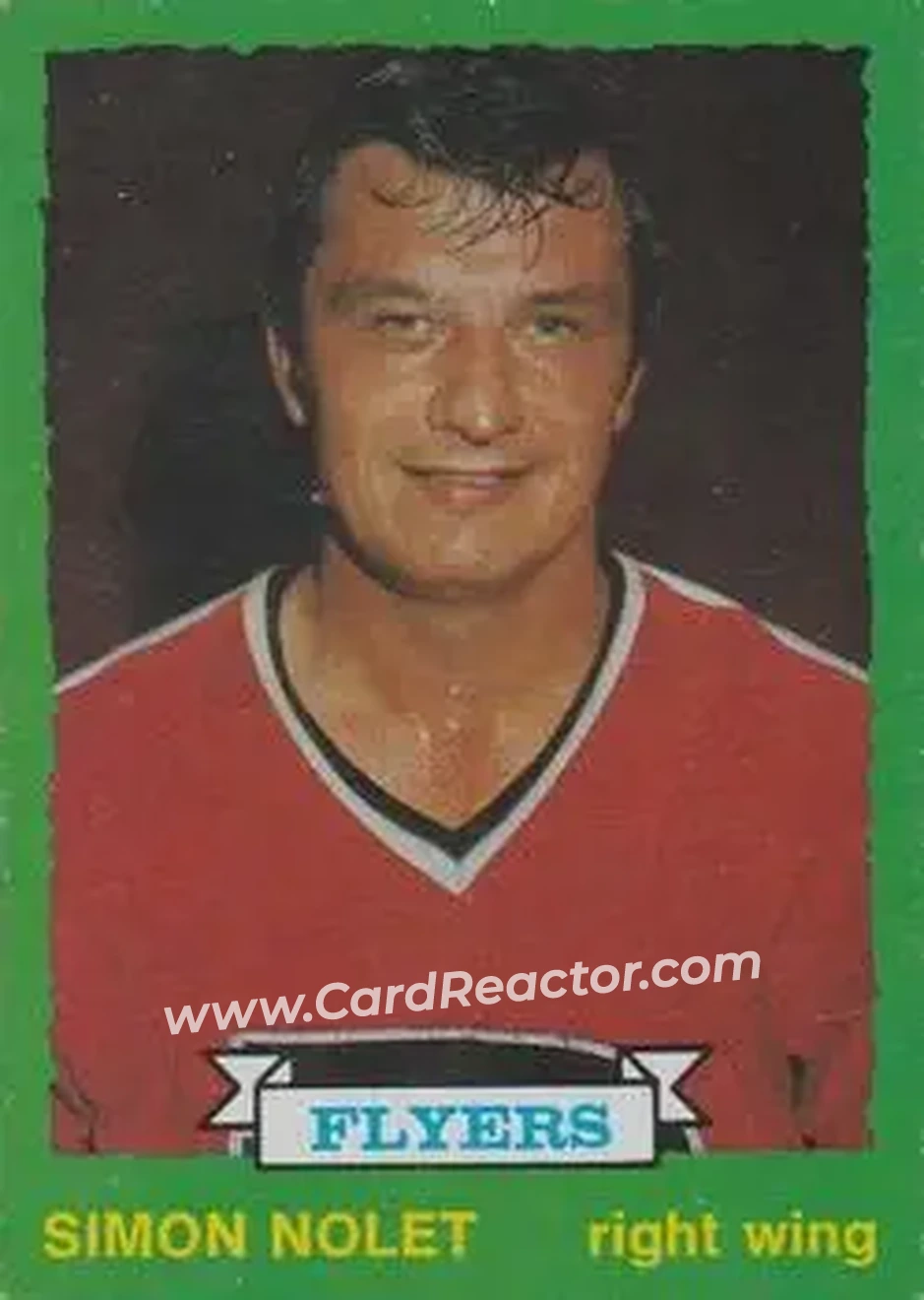 1973-74 O-Pee-Chee #222 - Simon Nolet - Philadelphia Flyers - Front 1973-74 O-Pee-Chee #222 - Simon Nolet - Philadelphia Flyers - Front