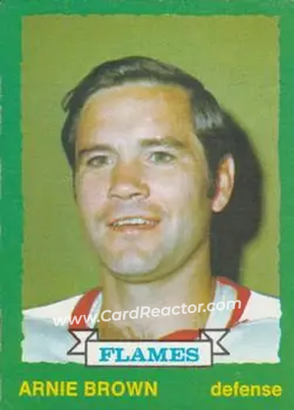 1973-74 O-Pee-Chee #225 - Arnie Brown - Atlanta Flames - Front 1973-74 O-Pee-Chee #225 - Arnie Brown - Atlanta Flames - Front