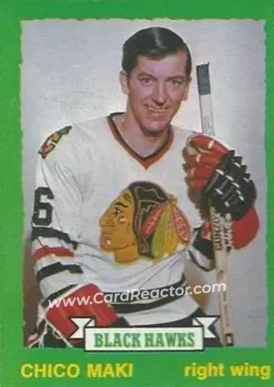 1973-74 O-Pee-Chee #227 - Chico Maki - Chicago Blackhawks - Front