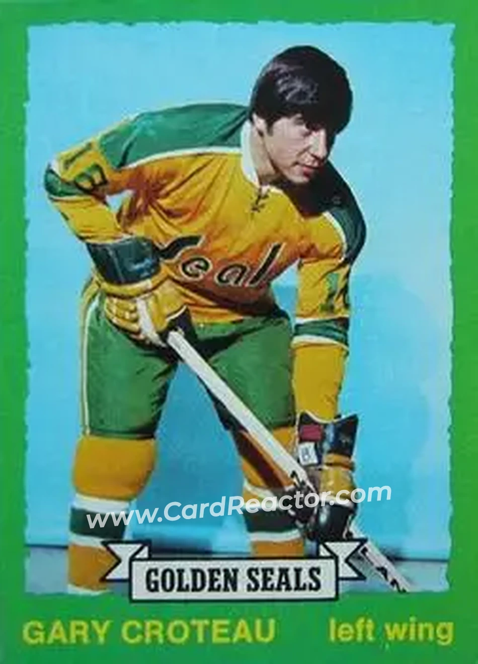 1973-74 O-Pee-Chee #228 - Gary Croteau - California Golden Seals - Front