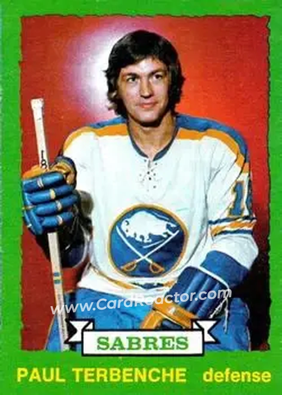 1973-74 O-Pee-Chee #229 - Paul Terbenche - Buffalo Sabres - Front 1973-74 O-Pee-Chee #229 - Paul Terbenche - Buffalo Sabres - Front