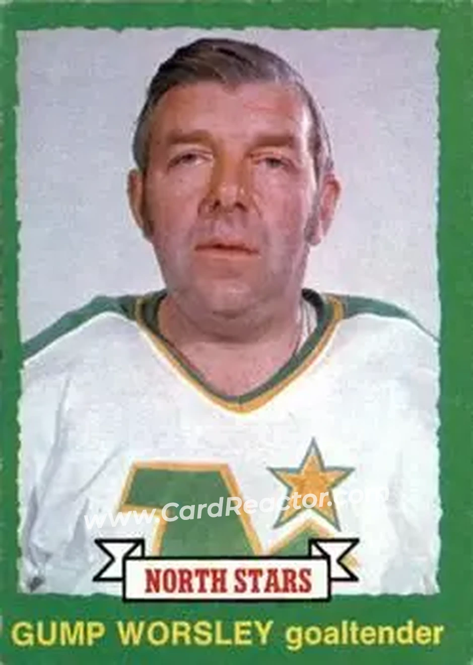 1973-74 O-Pee-Chee #230 - Gump Worsley - Minnesota North Stars - Front 1973-74 O-Pee-Chee #230 - Gump Worsley - Minnesota North Stars - Front