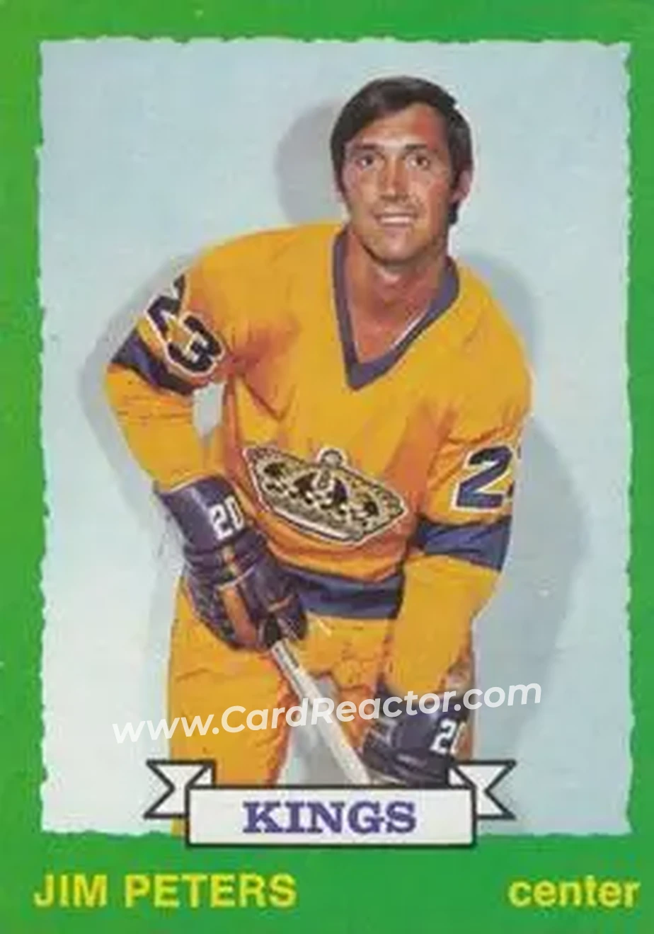 1973-74 O-Pee-Chee #231 - Jim Peters - Los Angeles Kings - Front