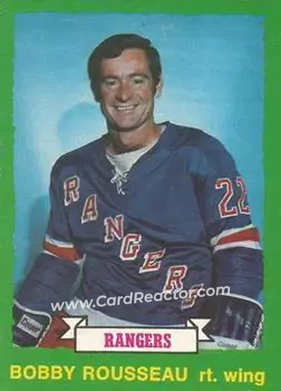 1973-74 O-Pee-Chee #233 - Bobby Rousseau - New York Rangers - Front