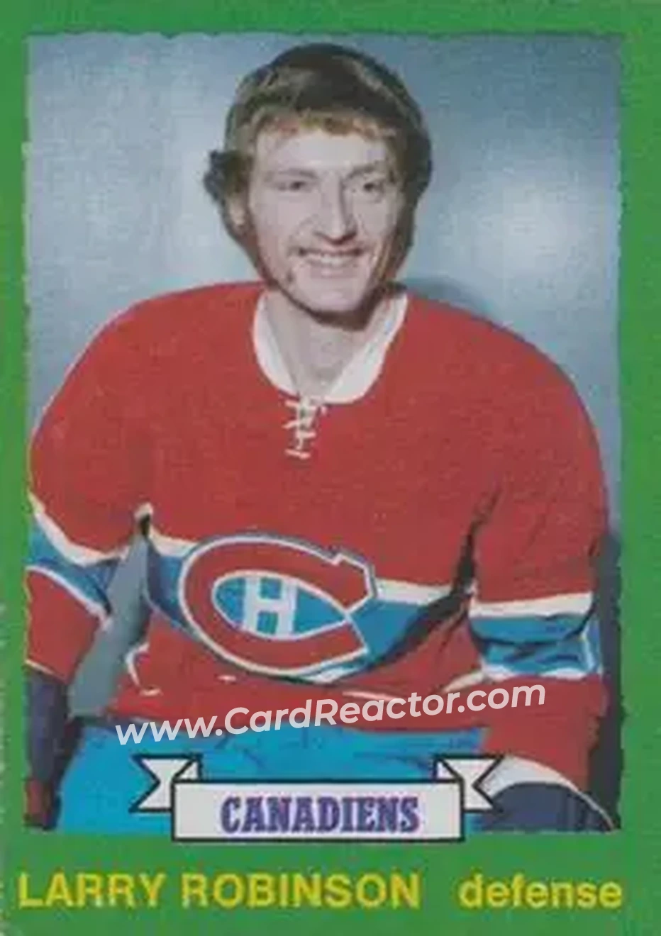 1973-74 O-Pee-Chee #237 - Larry Robinson - Montreal Canadiens - Front