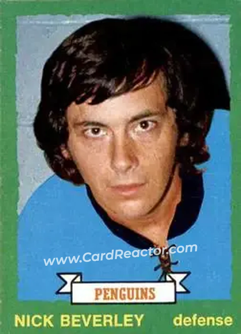 1973-74 O-Pee-Chee #239 - Nick Beverley - Pittsburgh Penguins - Front
