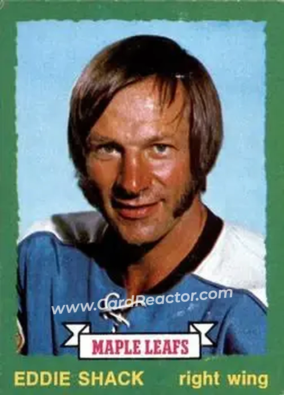 1973-74 O-Pee-Chee #242 - Eddie Shack - Toronto Maple Leafs - Front