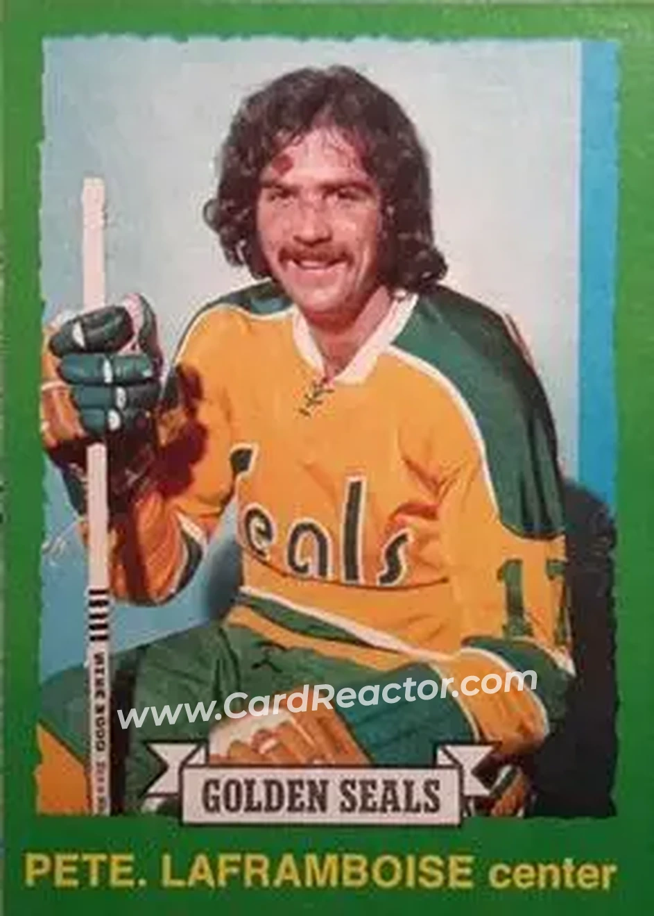 1973-74 O-Pee-Chee #244 - Pete Laframboise - California Golden Seals - Front