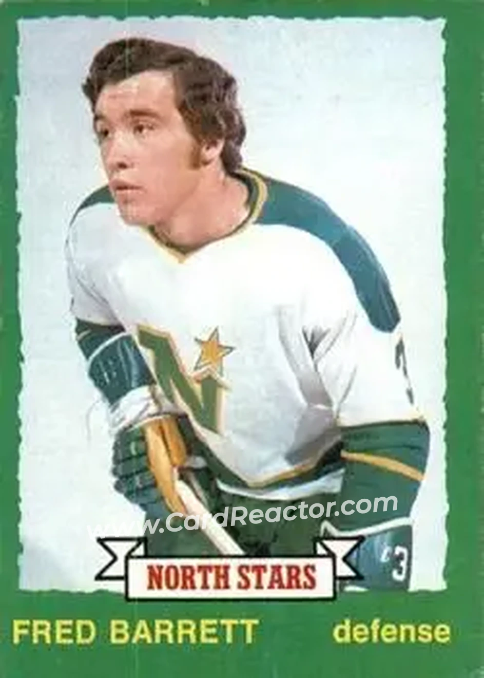1973-74 O-Pee-Chee #264 - Fred Barrett - Minnesota North Stars - Front