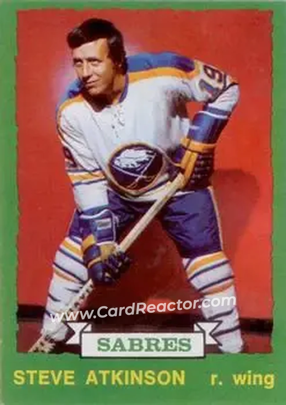 1973-74 O-Pee-Chee #245 - Steve Atkinson - Buffalo Sabres - Front