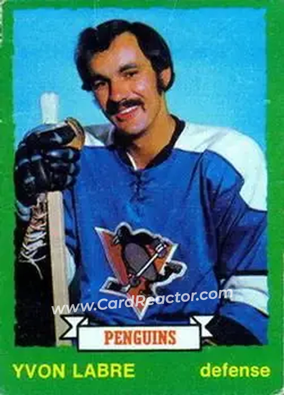 1973-74 O-Pee-Chee #247 - Yvon Labre - Pittsburgh Penguins - Front