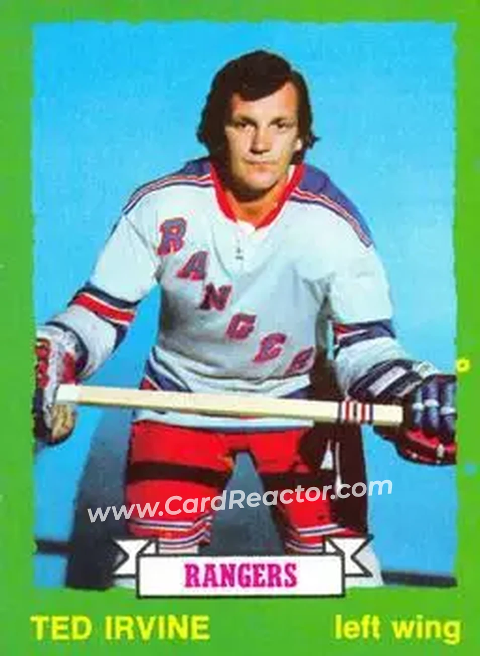 1973-74 O-Pee-Chee #248 - Ted Irvine - New York Rangers - Front