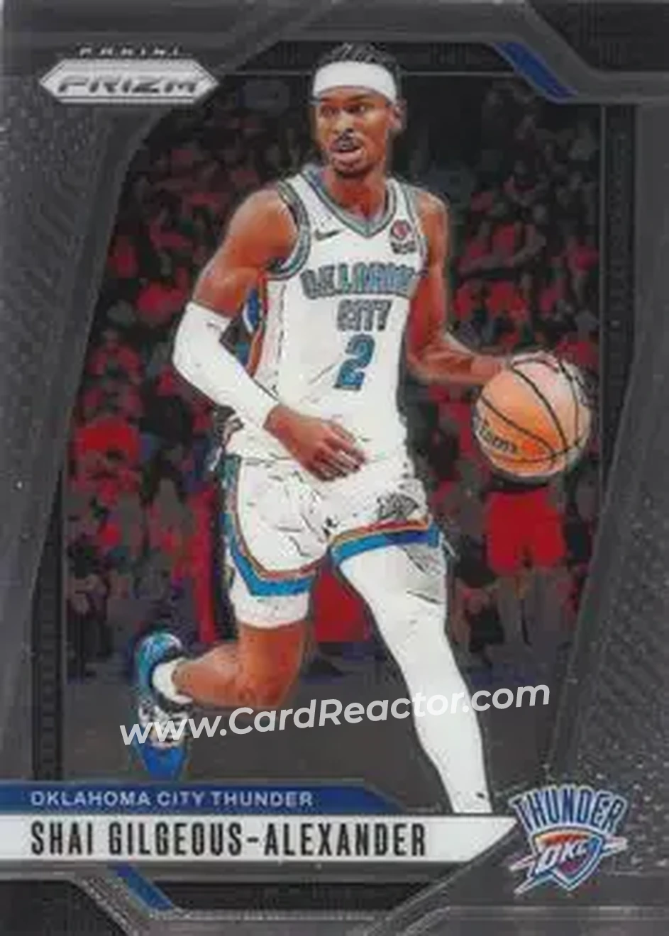 2024-25 Panini Prizm #113 - Shai Gilgeous-Alexander - Oklahoma City Thunder - Front 2024-25 Panini Prizm #113 - Shai Gilgeous-Alexander - Oklahoma City Thunder - Front