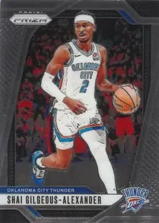 2024-25 Panini Prizm #113 - Shai Gilgeous-Alexander - Oklahoma City Thunder 2024-25 Panini Prizm #113 - Shai Gilgeous-Alexander - Oklahoma City Thunder