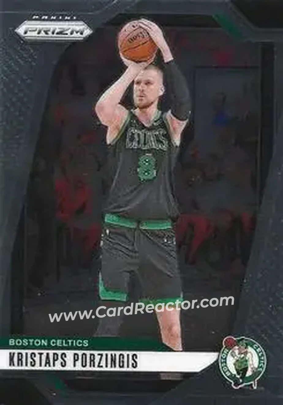 2024-25 Panini Prizm #114 - Kristaps Porziņģis - Boston Celtics - Front 2024-25 Panini Prizm #114 - Kristaps Porziņģis - Boston Celtics - Front