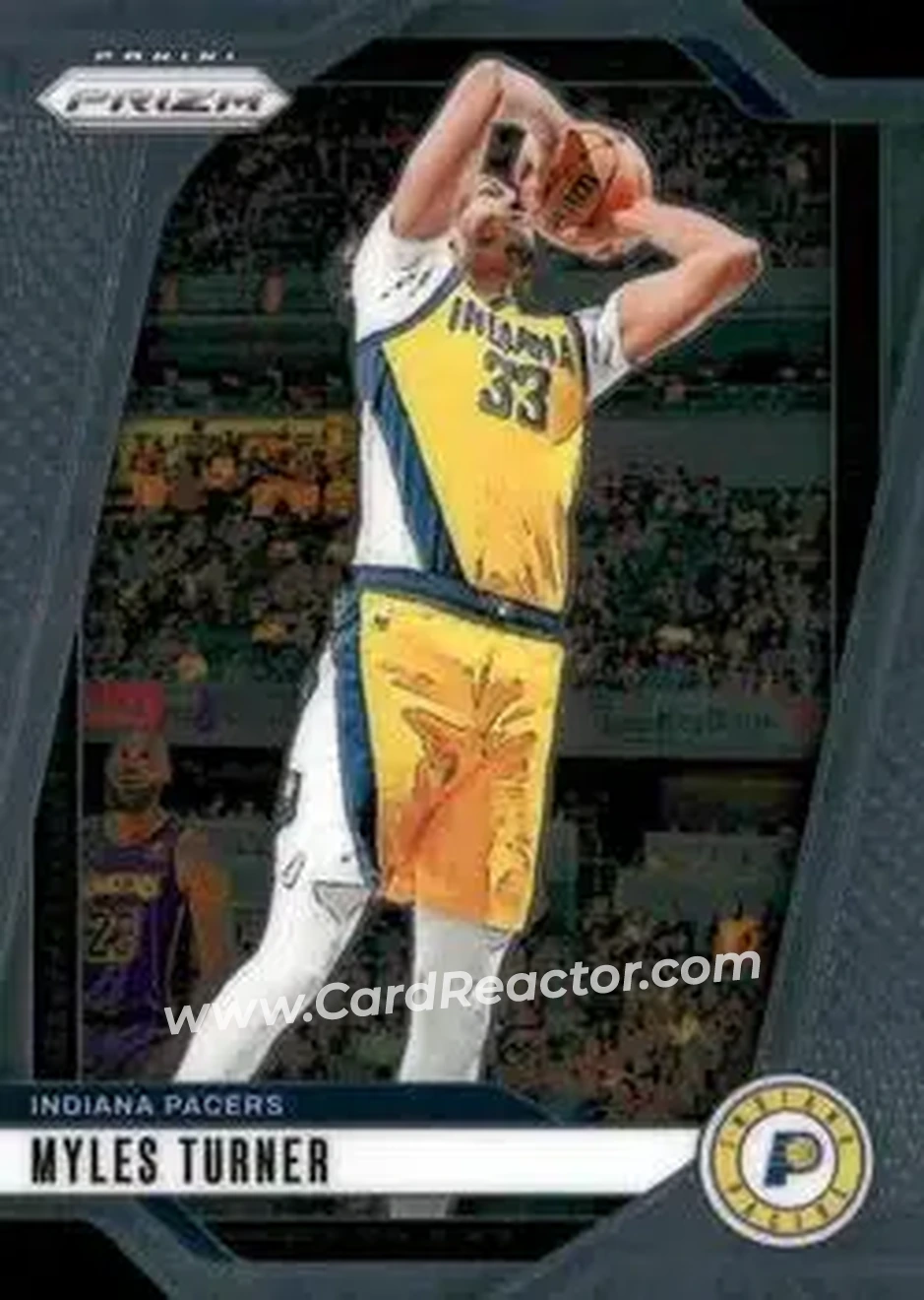 2024-25 Panini Prizm #115 - Myles Turner - Indiana Pacers - Front 2024-25 Panini Prizm #115 - Myles Turner - Indiana Pacers - Front