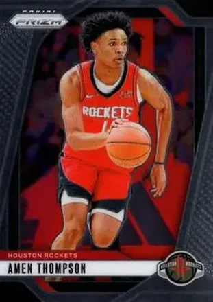 2024-25 Panini Prizm #118 - Amen Thompson - Houston Rockets
