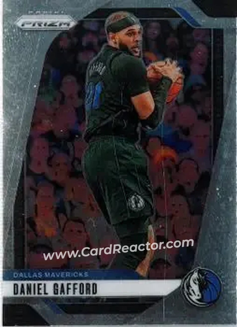 2024-25 Panini Prizm #124 - Daniel Gafford - Dallas Mavericks - Front 2024-25 Panini Prizm #124 - Daniel Gafford - Dallas Mavericks - Front