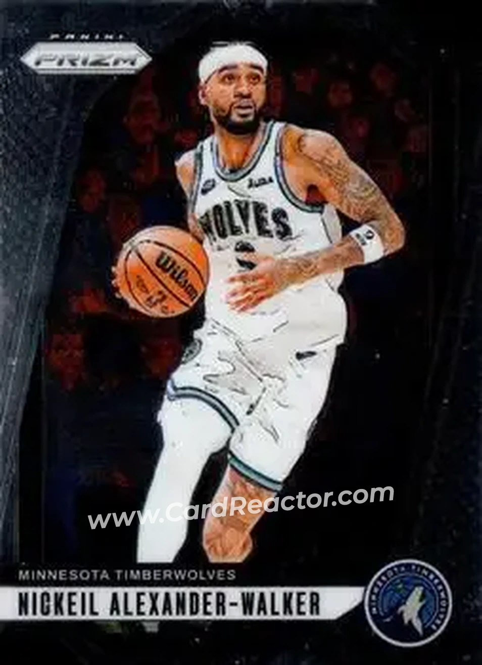 2024-25 Panini Prizm #135 - Nickeil Alexander-Walker - Minnesota Timberwolves - Front 2024-25 Panini Prizm #135 - Nickeil Alexander-Walker - Minnesota Timberwolves - Front