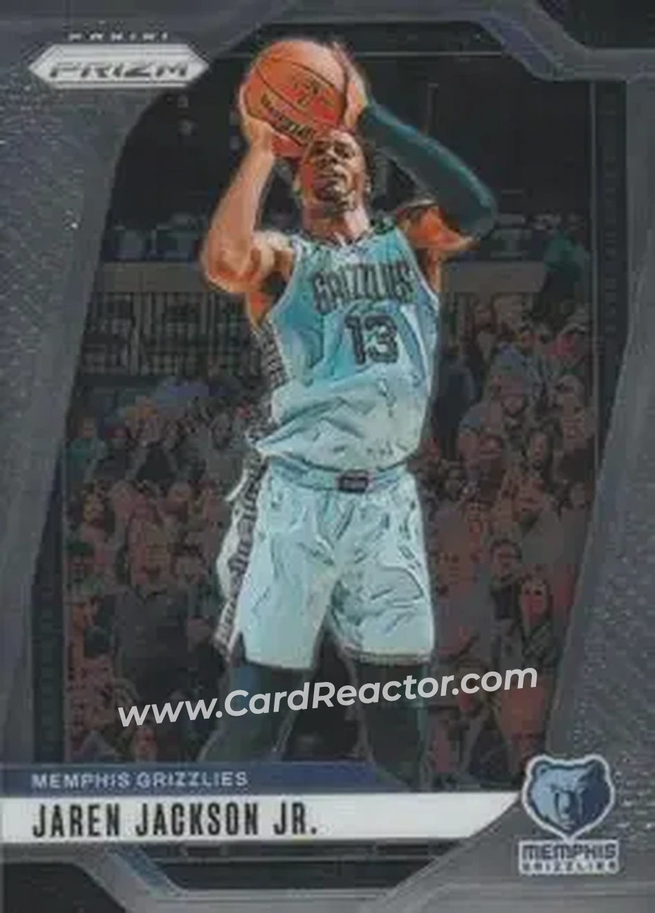 2024-25 Panini Prizm #140 - Jaren Jackson Jr. - Memphis Grizzlies - Front 2024-25 Panini Prizm #140 - Jaren Jackson Jr. - Memphis Grizzlies - Front