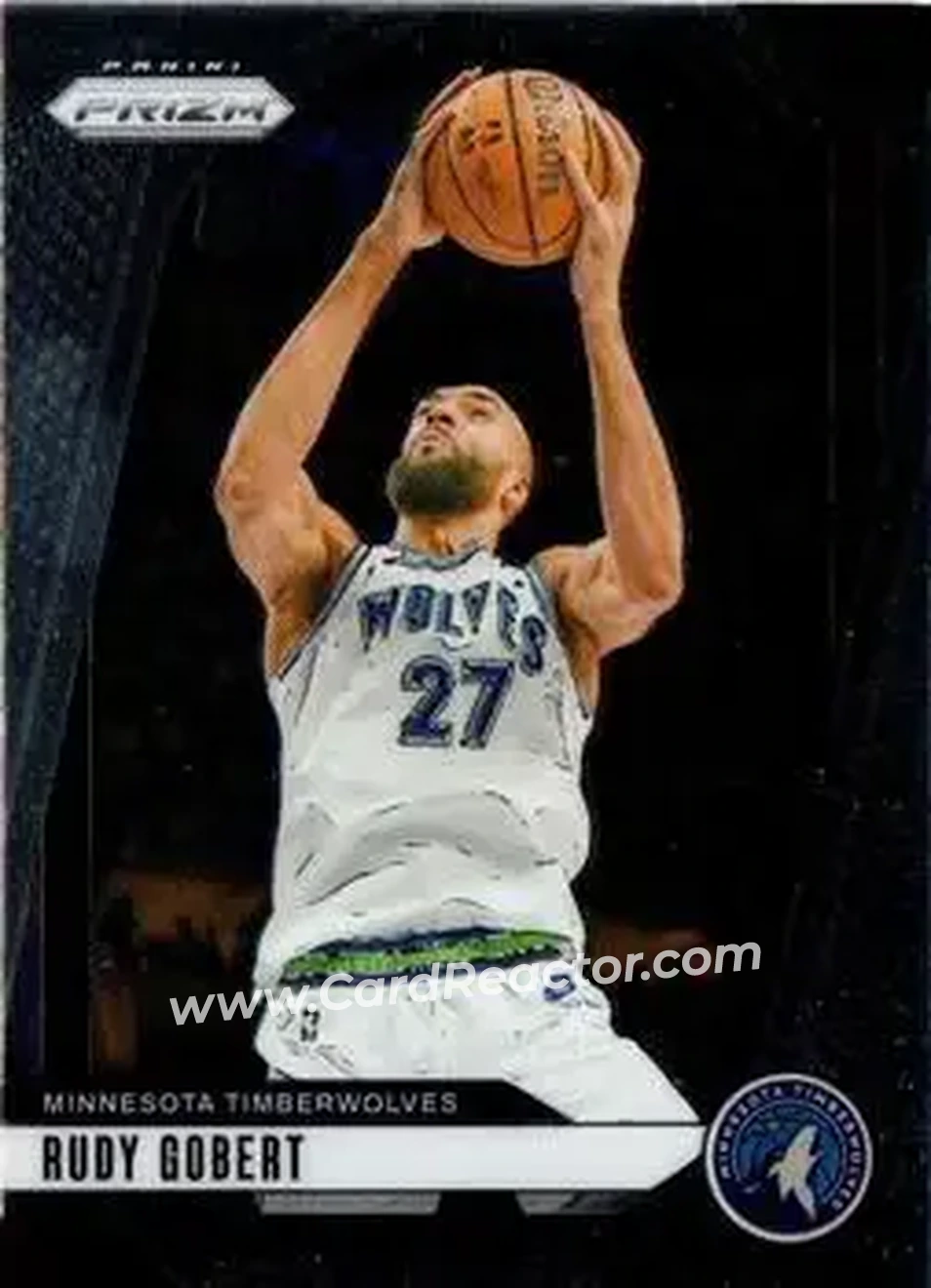 2024-25 Panini Prizm #159 - Rudy Gobert - Minnesota Timberwolves - Front 2024-25 Panini Prizm #159 - Rudy Gobert - Minnesota Timberwolves - Front