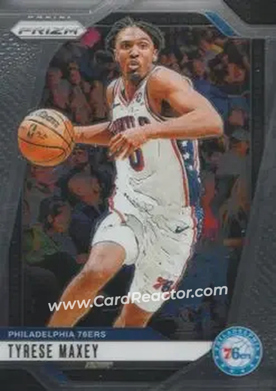 2024-25 Panini Prizm #96 - Tyrese Maxey - Philadelphia 76ers - Front