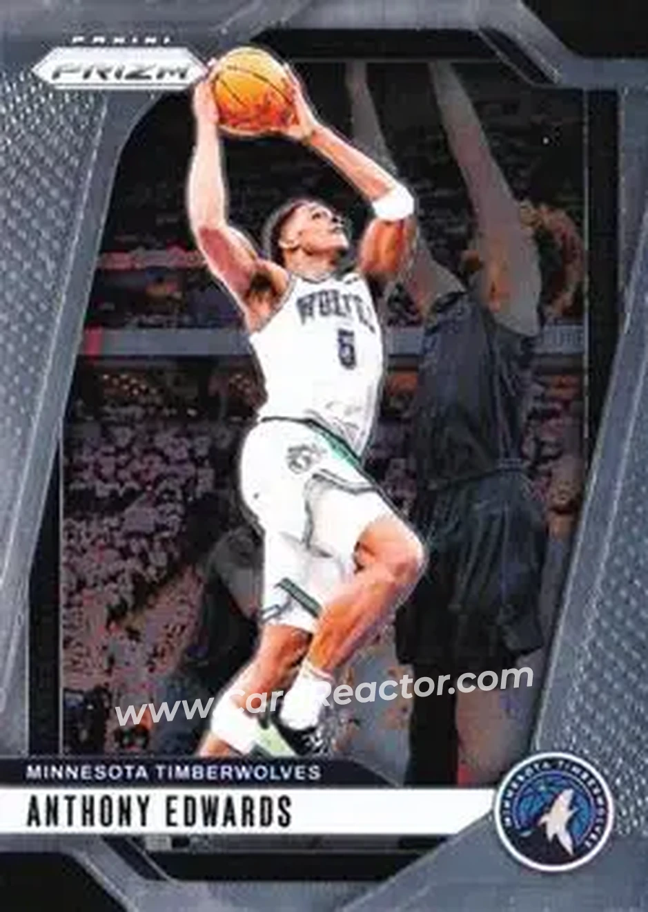 2024-25 Panini Prizm #100 - Anthony Edwards - Minnesota Timberwolves - Front