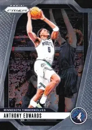 2024-25 Panini Prizm #100 - Anthony Edwards - Minnesota Timberwolves