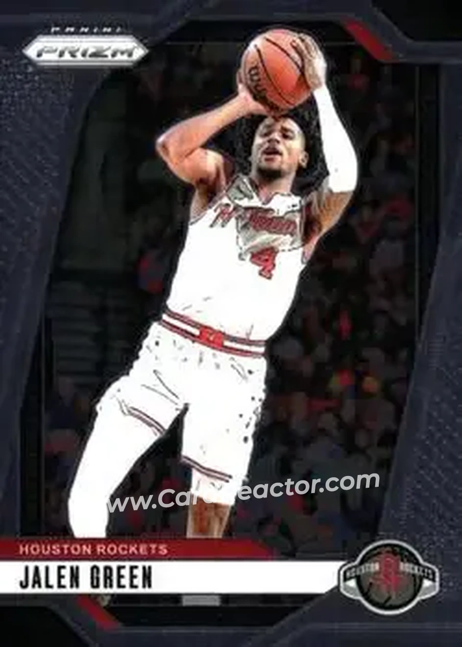 2024-25 Panini Prizm #102 - Jalen Green - Houston Rockets - Front 2024-25 Panini Prizm #102 - Jalen Green - Houston Rockets - Front