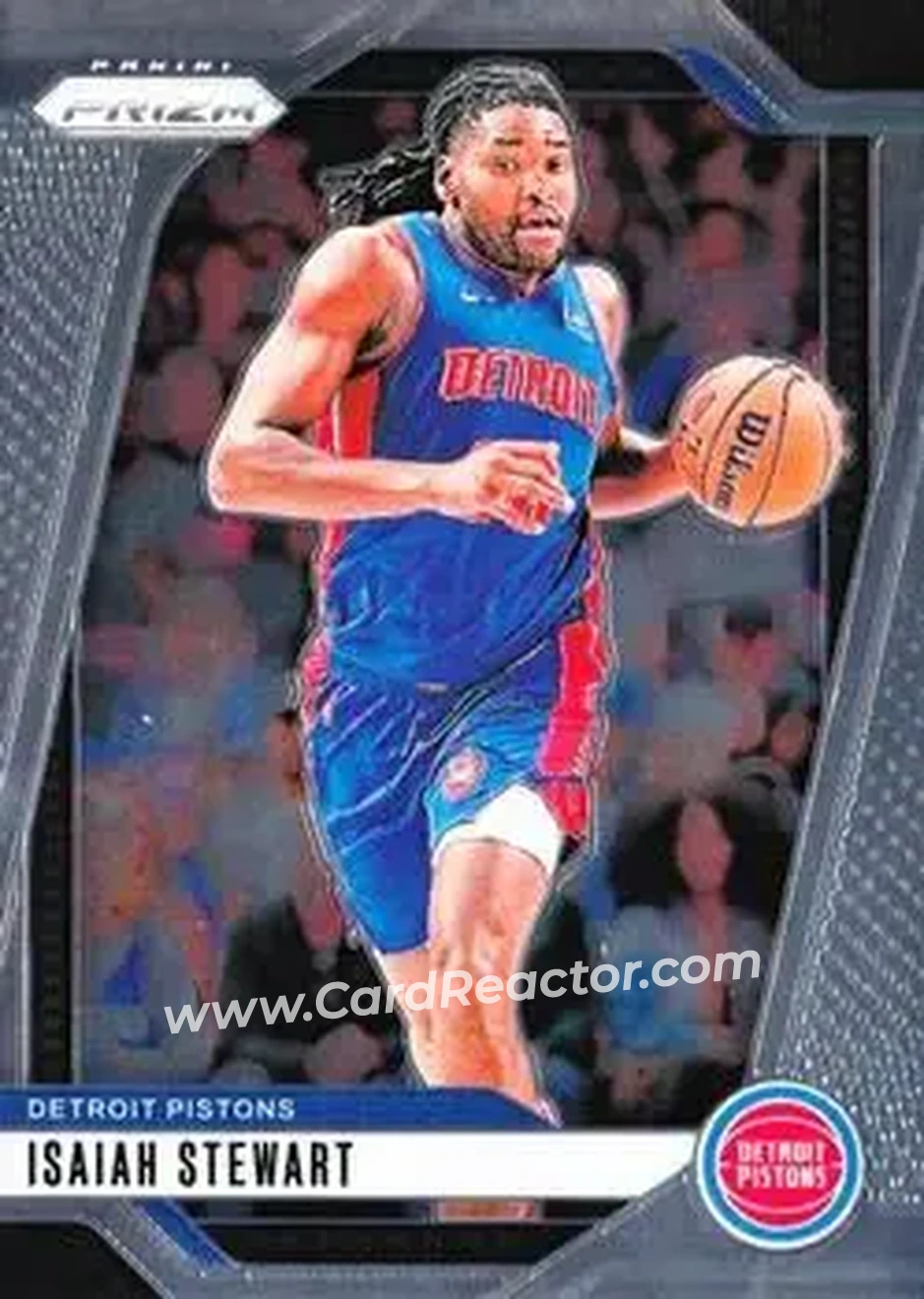2024-25 Panini Prizm #106 - Isaiah Stewart - Detroit Pistons - Front 2024-25 Panini Prizm #106 - Isaiah Stewart - Detroit Pistons - Front