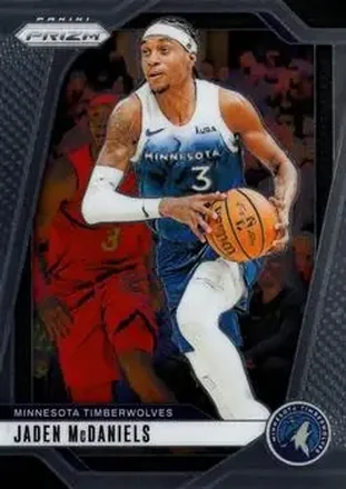2024-25 Panini Prizm #175 - Jaden McDaniels - Minnesota Timberwolves