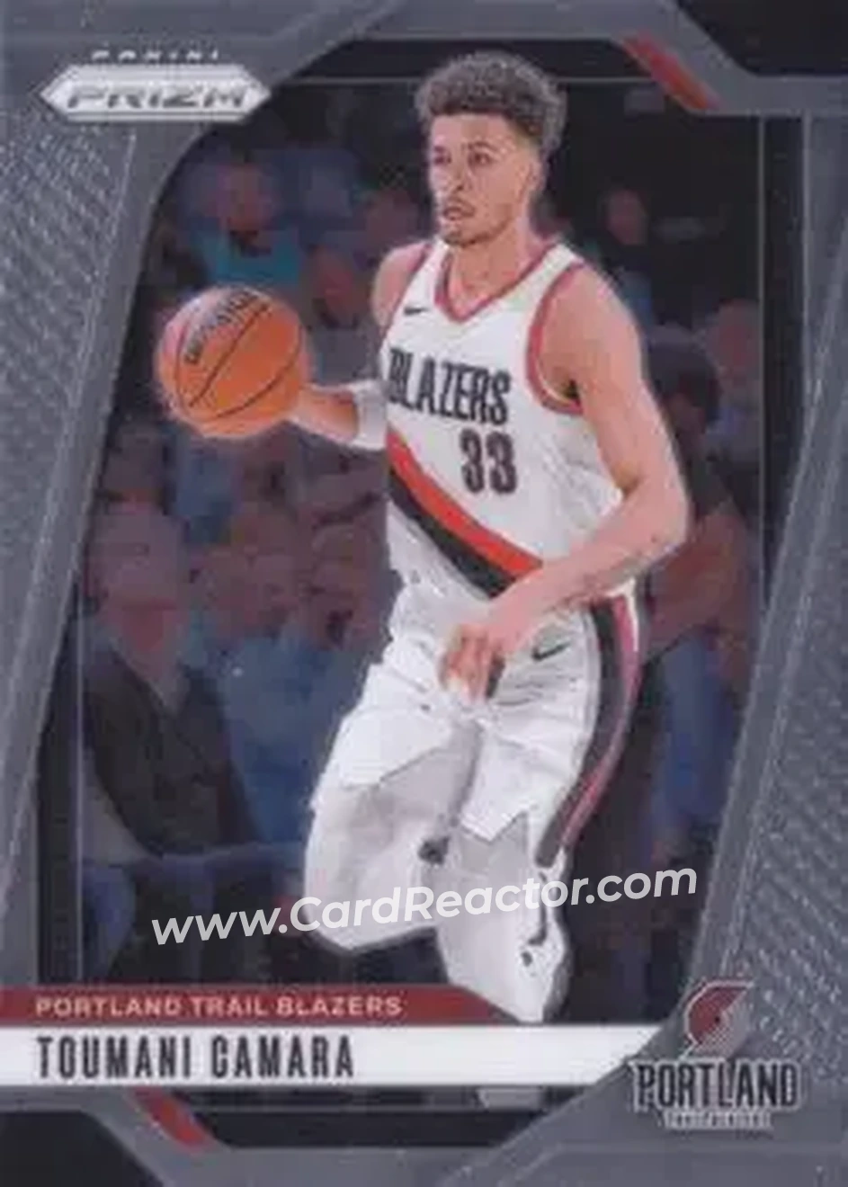 2024-25 Panini Prizm #215 - Toumani Camara - Portland Trail Blazers - Front 2024-25 Panini Prizm #215 - Toumani Camara - Portland Trail Blazers - Front