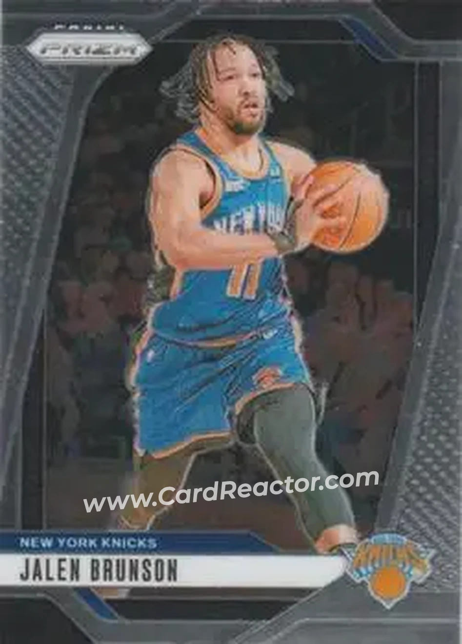 2024-25 Panini Prizm #217 - Jalen Brunson - New York Knicks - Front 2024-25 Panini Prizm #217 - Jalen Brunson - New York Knicks - Front