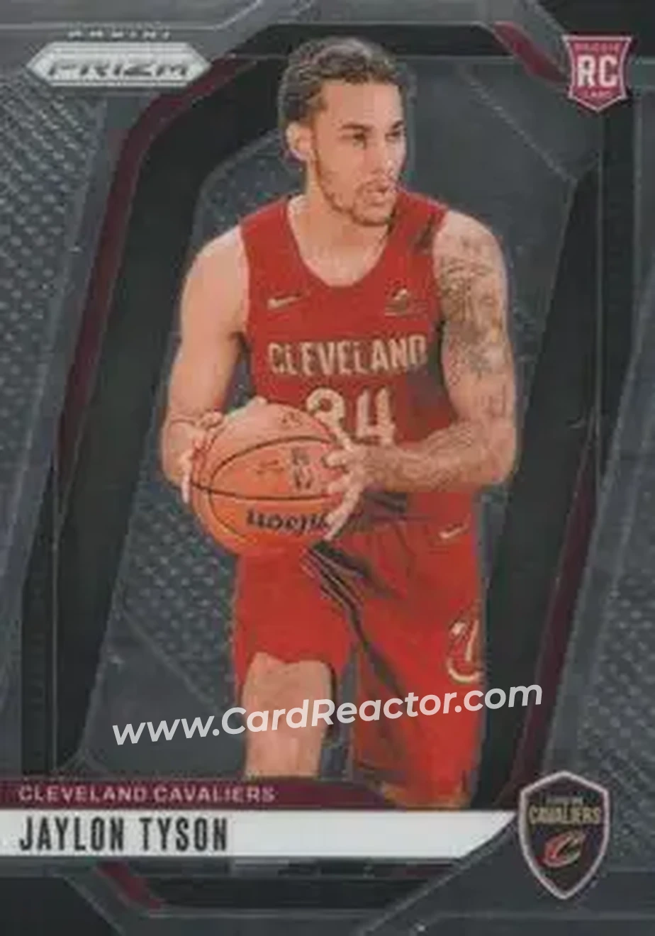 2024-25 Panini Prizm #228 - Jaylon Tyson - Cleveland Cavaliers - Front