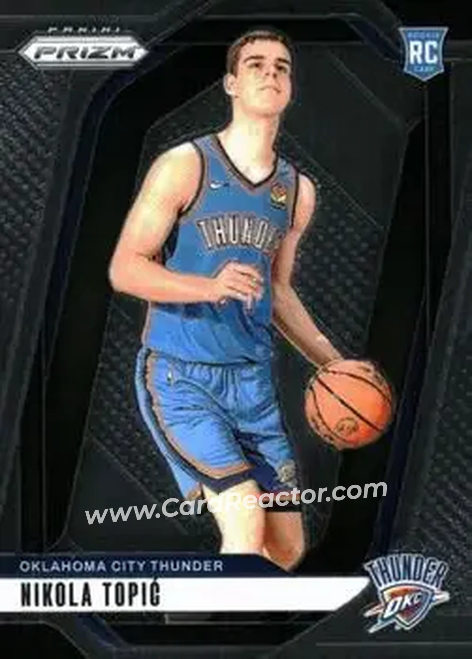 2024-25 Panini Prizm #230 - Nikola Topić - Oklahoma City Thunder - Front