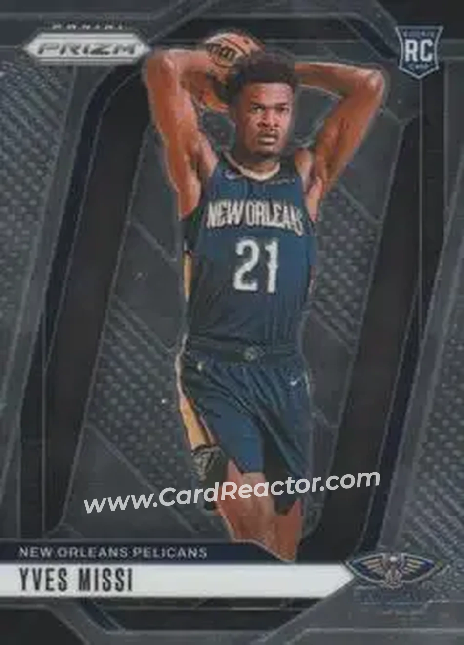 2024-25 Panini Prizm #233 - Yves Missi - New Orleans Pelicans - Front 2024-25 Panini Prizm #233 - Yves Missi - New Orleans Pelicans - Front