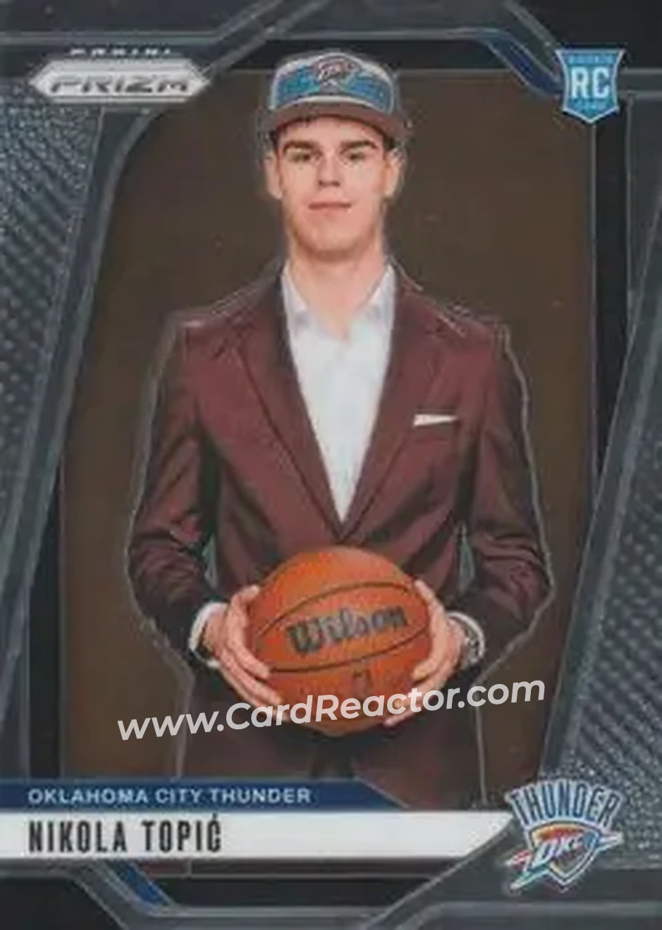 2024-25 Panini Prizm #230 - Nikola Topić - Oklahoma City Thunder - Front