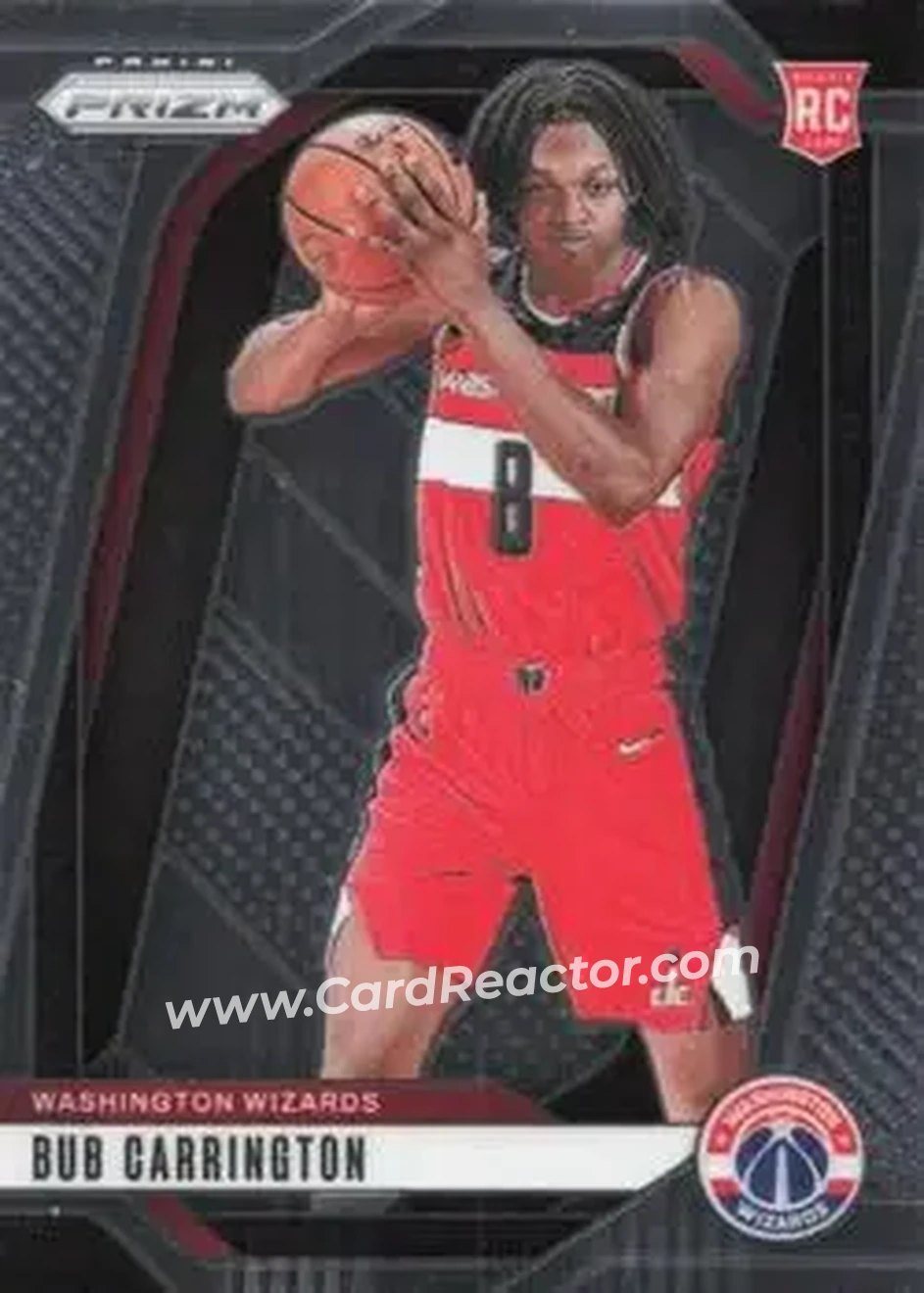 2024-25 Panini Prizm #244 - Bub Carrington - Washington Wizards - Front