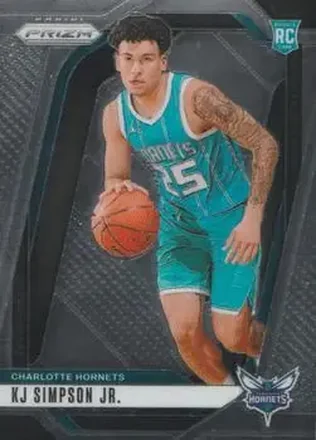 2024-25 Panini Prizm #247 - KJ Simpson Jr. - Charlotte Hornets