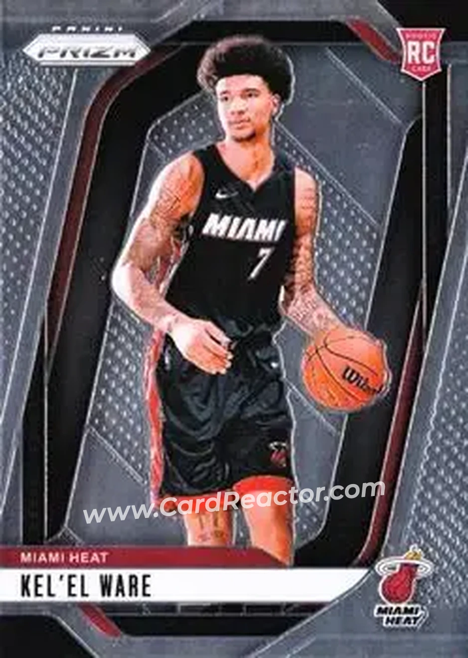 2024-25 Panini Prizm #248 - Kel'el Ware - Miami Heat - Front