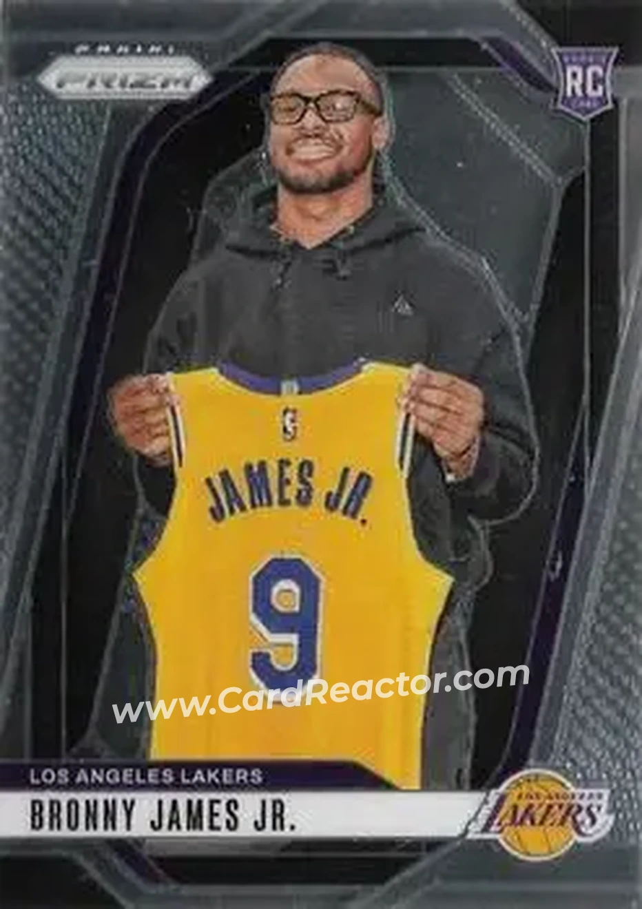 2024-25 Panini Prizm #243 - Bronny James - Los Angeles Lakers - Front