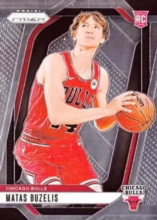2024-25 Panini Prizm #252 - Matas Buzelis - Chicago Bulls 2024-25 Panini Prizm #252 - Matas Buzelis - Chicago Bulls