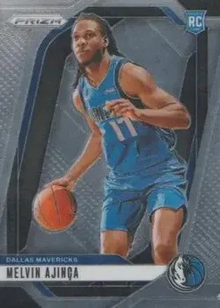 2024-25 Panini Prizm #255 - Melvin Ajinca - Dallas Mavericks